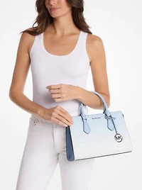 Sheila Medium Ombré Signature Logo Satchel
