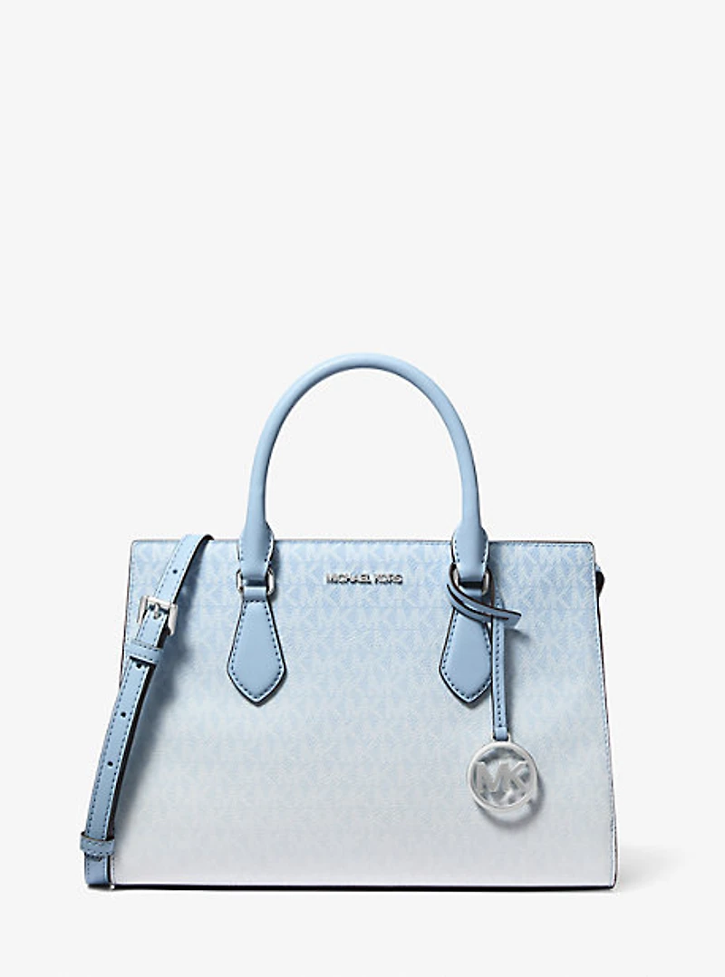 Sheila Medium Ombré Signature Logo Satchel