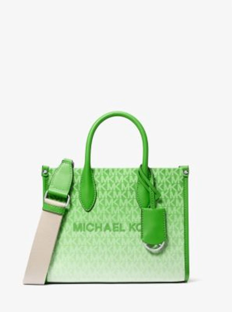 Mirella Small OmbrÃ© Signature Logo Crossbody Bag