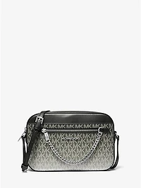 Jet Set Large Ombré Signature Logo Crossbody Body