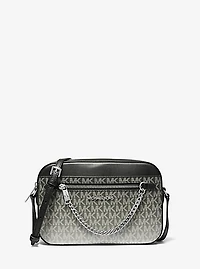 Jet Set Large Ombré Signature Logo Crossbody Body
