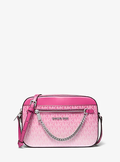 Jet Set Large Ombré Signature Logo Crossbody Body