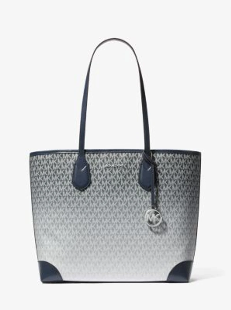 Eva Large Ombré Signature Logo Tote Bag