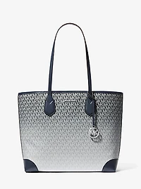 Eva Large Ombré Signature Logo Tote Bag