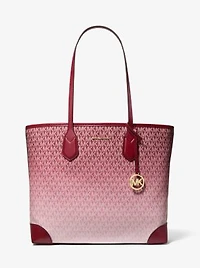 Eva Large Ombré Signature Logo Tote Bag