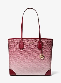 Eva Large Ombré Signature Logo Tote Bag