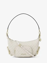 Merritt Medium Signature Logo Convertible Shoulder Bag