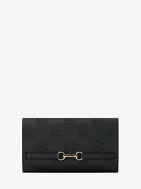 Carson Large Logo Debossed Wallet