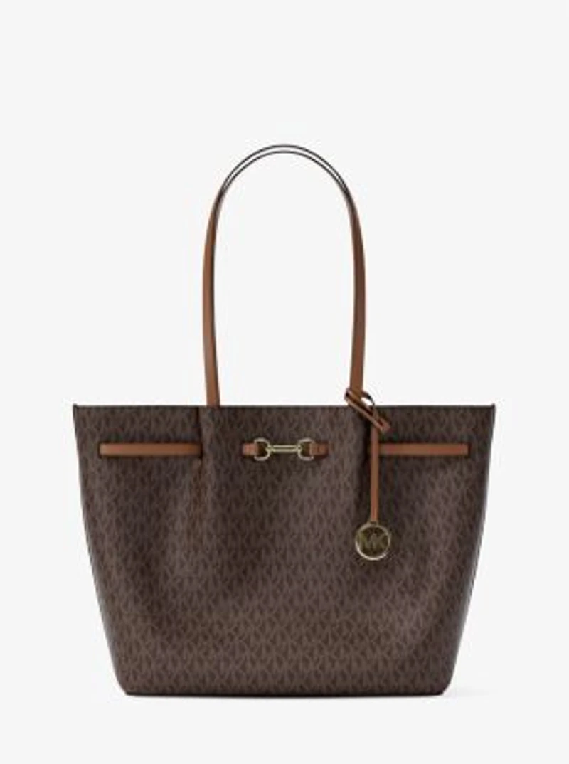 Carson Large Signature Logo Tote Bag