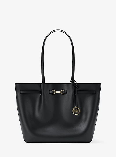 Carson Large Pebbled Leather Tote Bag