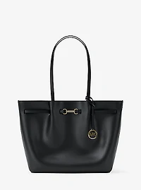 Carson Large Pebbled Leather Tote Bag