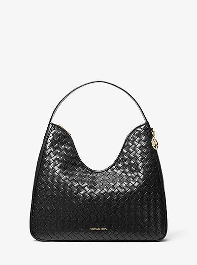 Nayla Medium Woven Shoulder Bag