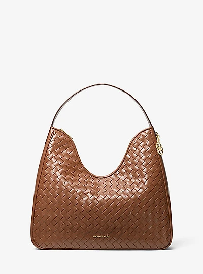 Nayla Medium Woven Shoulder Bag