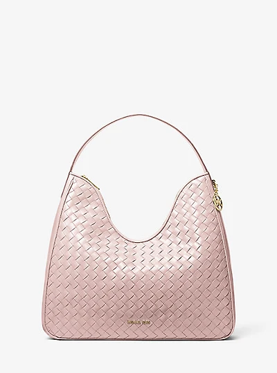 Nayla Medium Woven Shoulder Bag