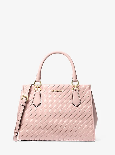 Marilyn Medium Woven Satchel