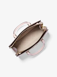 Sheila Medium Heart Embroidered Satchel