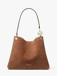 Christina Large Suede Shoulder Bag