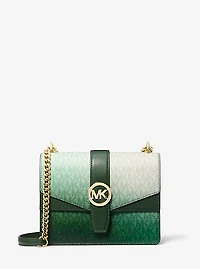 Greenwich Small Ombré Signature Logo Crossbody Bag