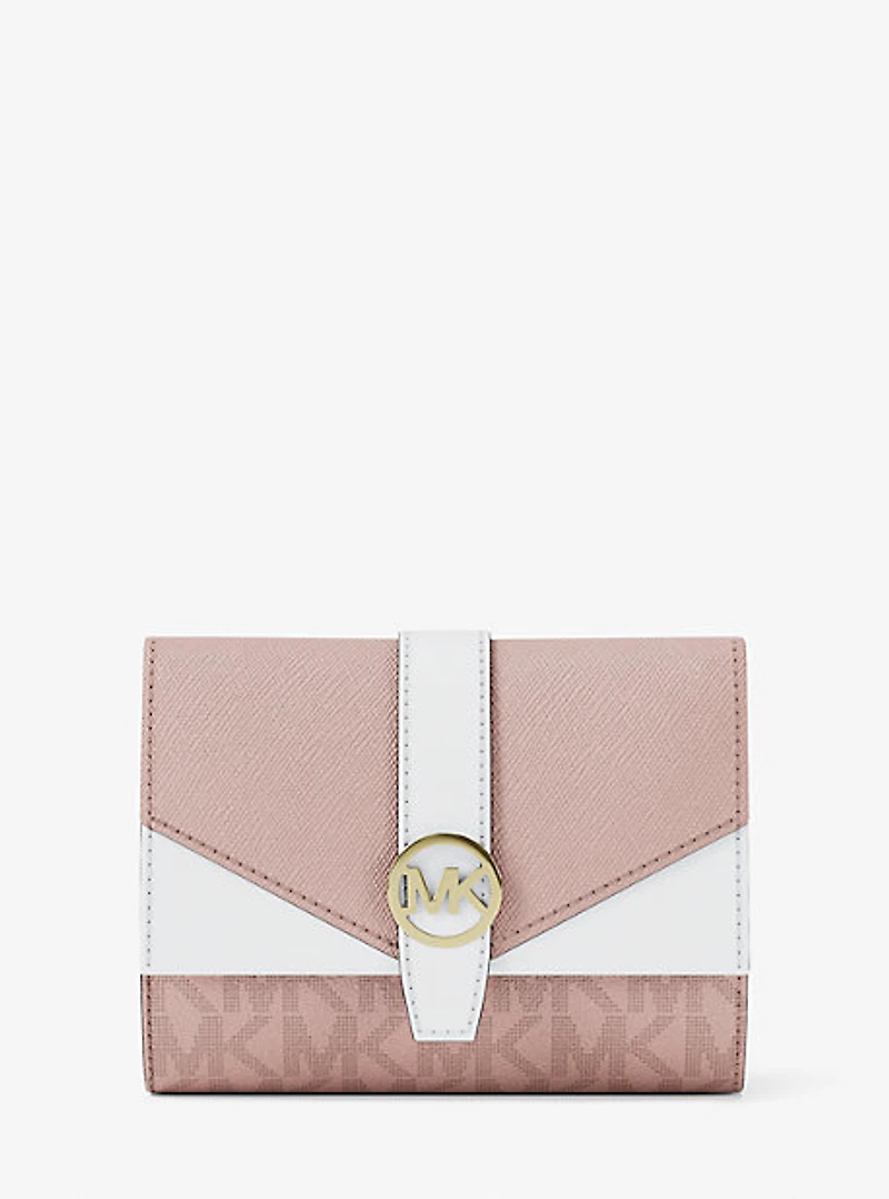 Greenwich Medium Signature Logo Trifold Wallet