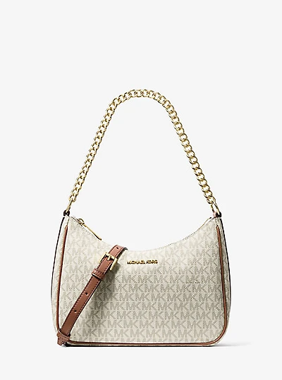 Jet Set Travel Large Signature Logo Convertible Crossbody Bag