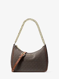 Jet Set Travel Large Signature Logo Convertible Crossbody Bag