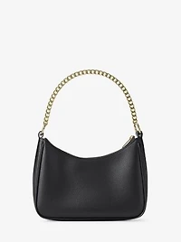 Jet Set Large Pebbled Leather Convertible Crossbody Bag