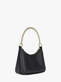 Jet Set Large Pebbled Leather Convertible Crossbody Bag