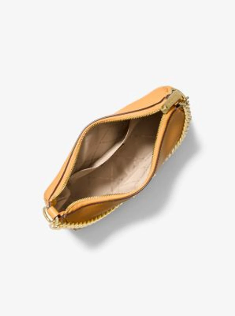 Jet Set Large Pebbled Leather Convertible Crossbody Bag