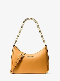 Jet Set Large Pebbled Leather Convertible Crossbody Bag