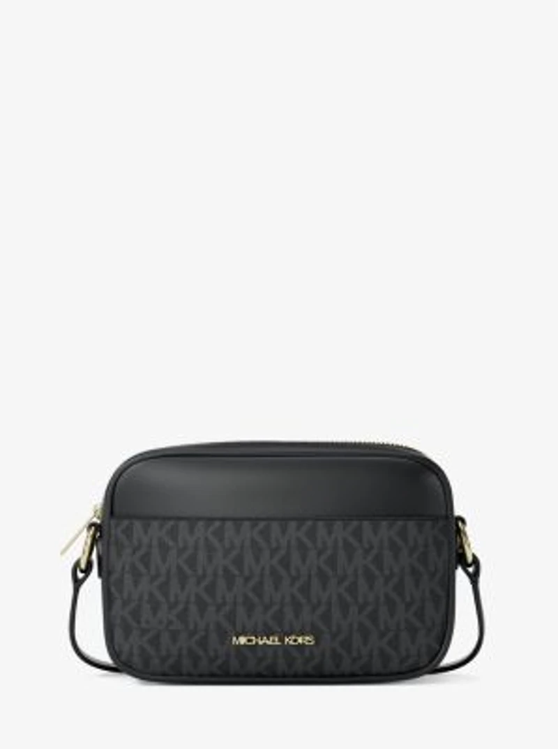 Jet Set Small Signature Logo Camera Crossbody Bag