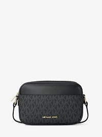 Jet Set Small Signature Logo Camera Crossbody Bag