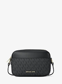 Jet Set Small Signature Logo Camera Crossbody Bag