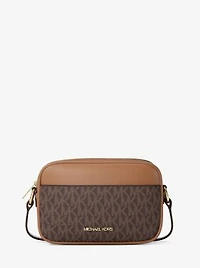 Jet Set Small Signature Logo Camera Crossbody Bag