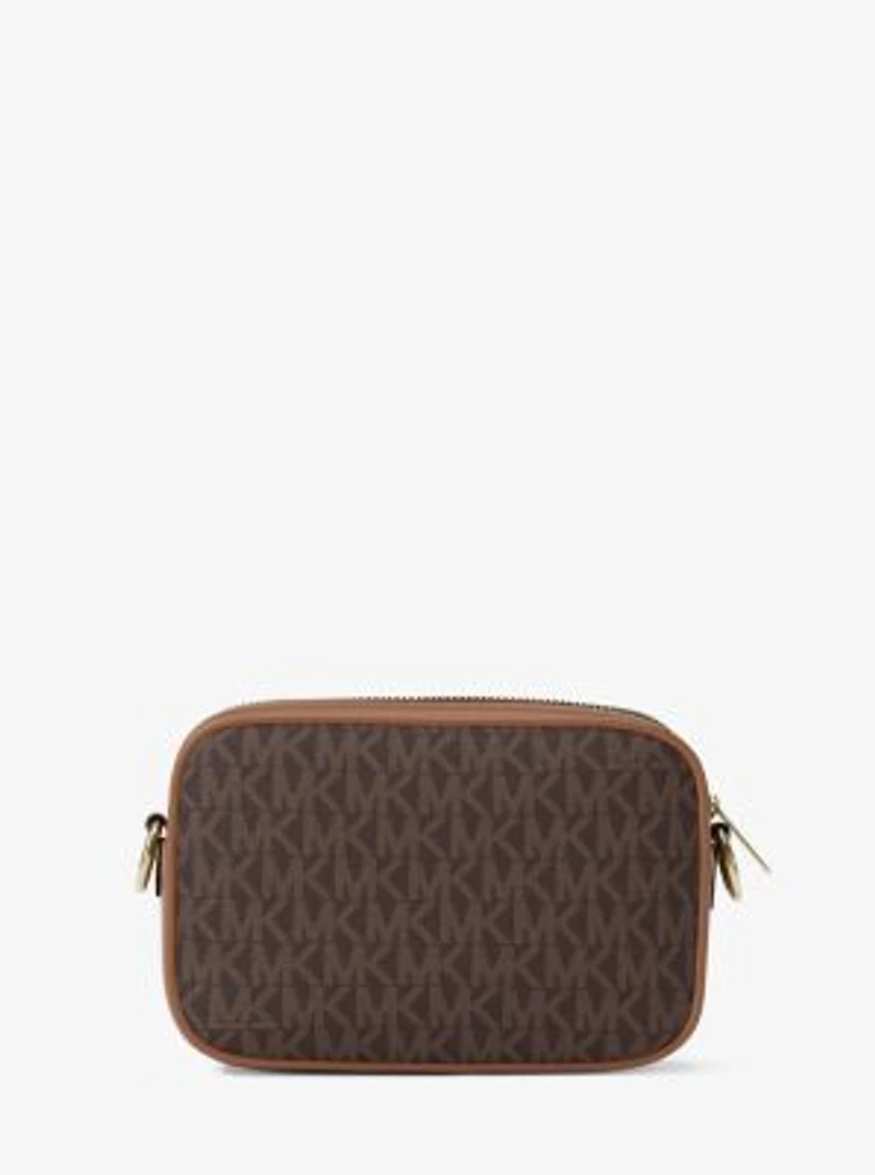Jet Set Small Signature Logo Camera Crossbody Bag