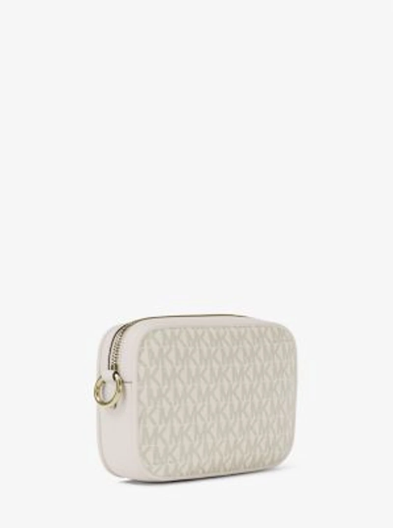 Jet Set Small Signature Logo Camera Crossbody Bag