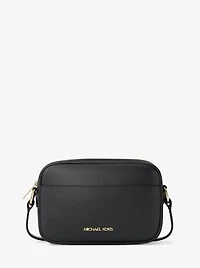 Jet Set Small Pebbled Leather Camera Crossbody Bag