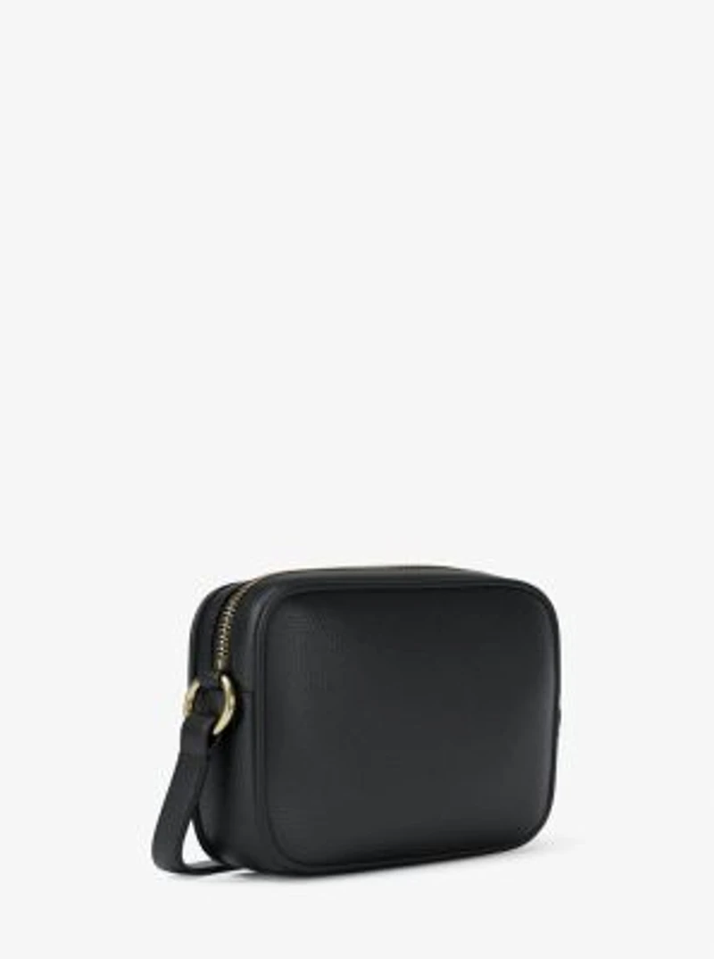 Jet Set Small Pebbled Leather Camera Crossbody Bag