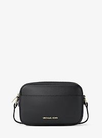 Jet Set Small Pebbled Leather Camera Crossbody Bag
