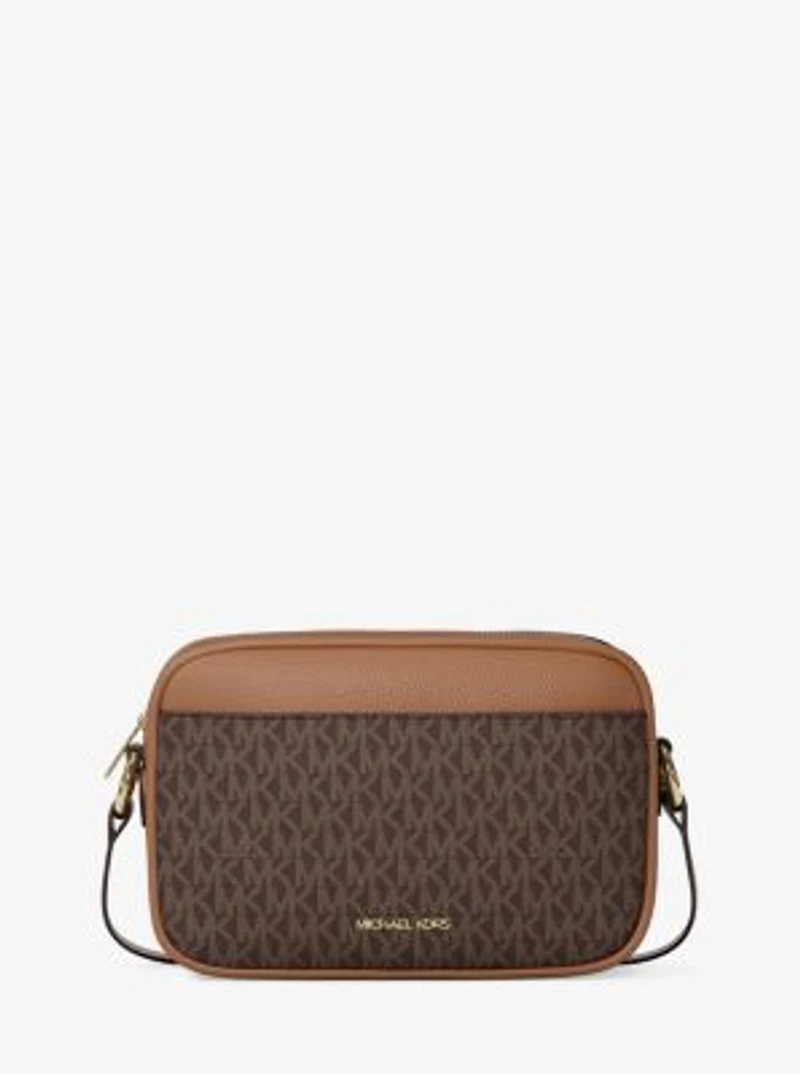Jet Set Travel Large Signature logo Camera Crossbody Bag