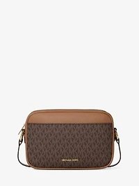 Jet Set Travel Large Signature logo Camera Crossbody Bag