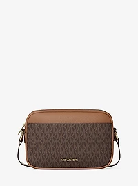 Jet Set Travel Large Signature logo Camera Crossbody Bag
