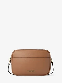 Jet Set Pebbled Leather Camera Crossbody Bag