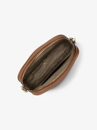 Jet Set Pebbled Leather Camera Crossbody Bag