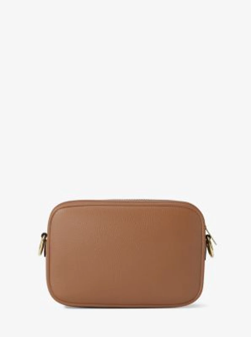 Jet Set Pebbled Leather Camera Crossbody Bag