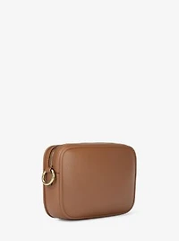 Jet Set Pebbled Leather Camera Crossbody Bag