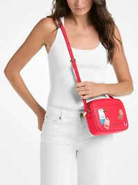 Jet Set Large Embellished Camera Crossbody Bag