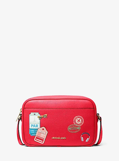Jet Set Large Embellished Camera Crossbody Bag