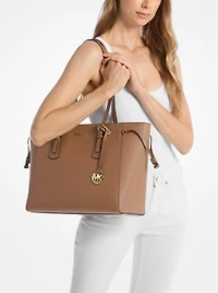 Voyager Large Saffiano Leather Tote Bag
