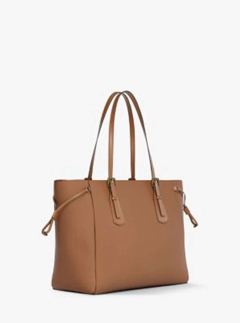 Voyager Large Saffiano Leather Tote Bag