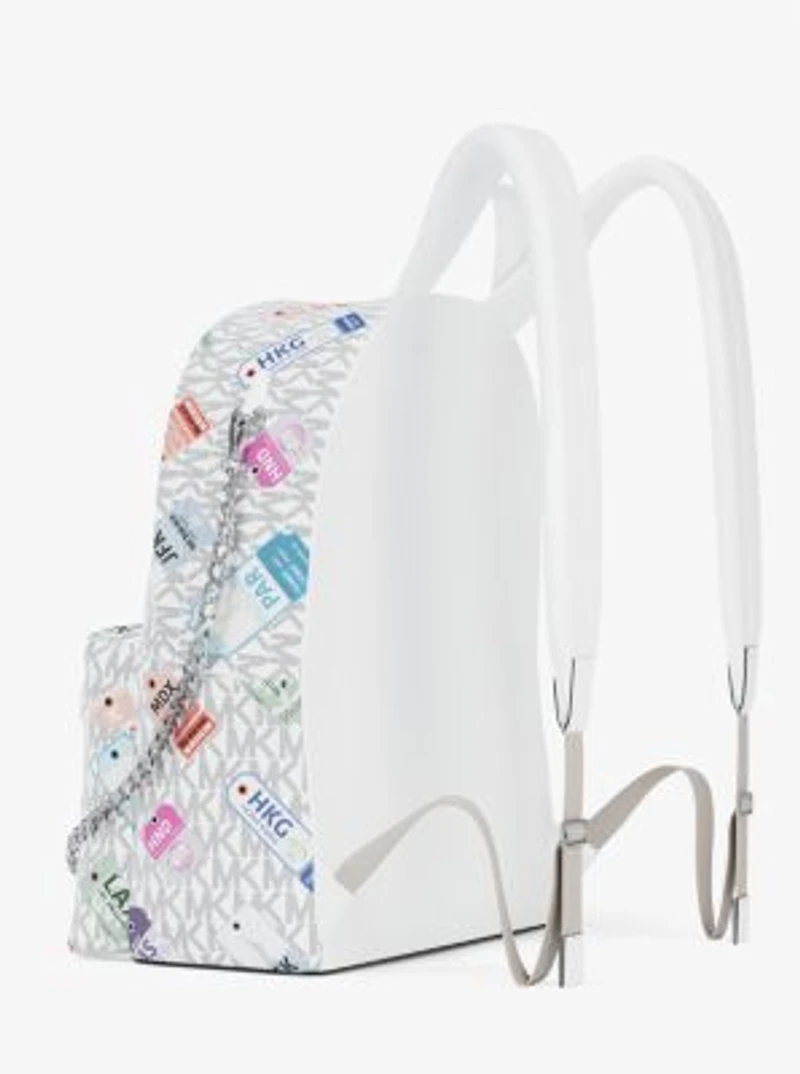 Slater Medium Printed Signature Logo Backpack